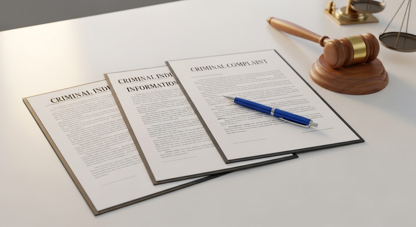 What’s the Difference? Criminal Indictments, Informations, and Complaints