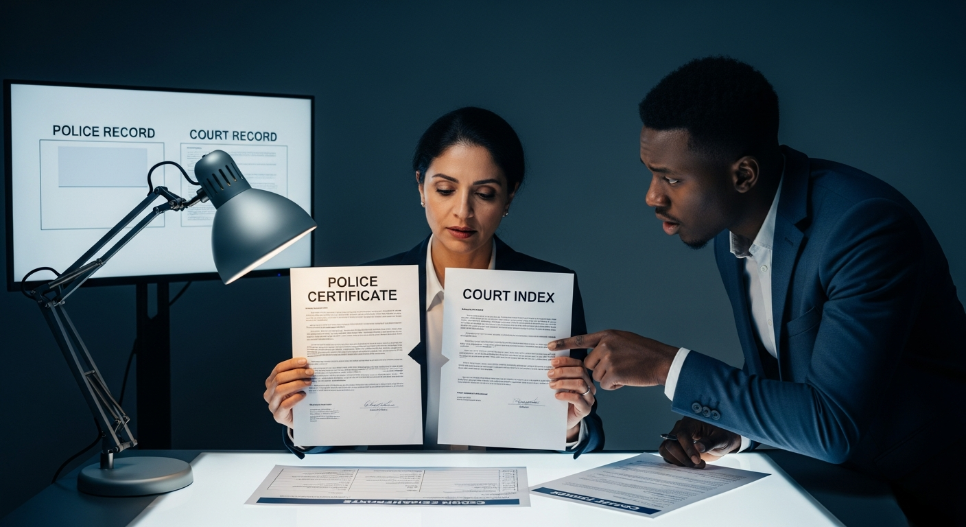 The Gap: Police Certificate vs. Court Index