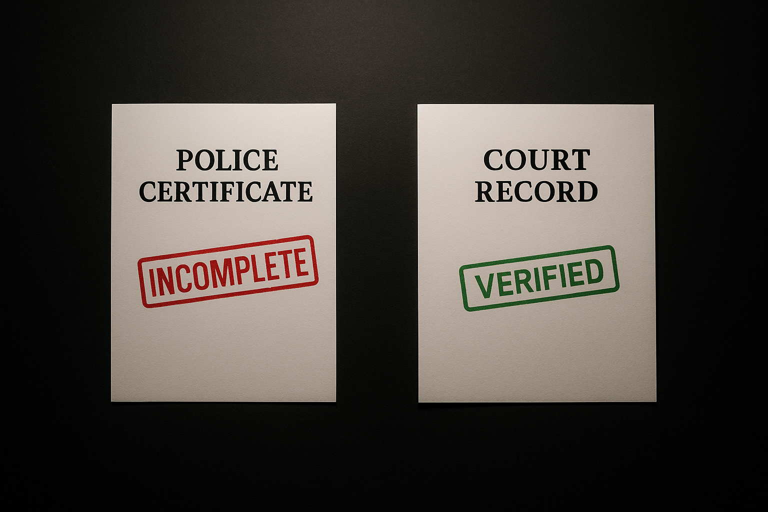 Moving Beyond Police Clearances in Global Screening