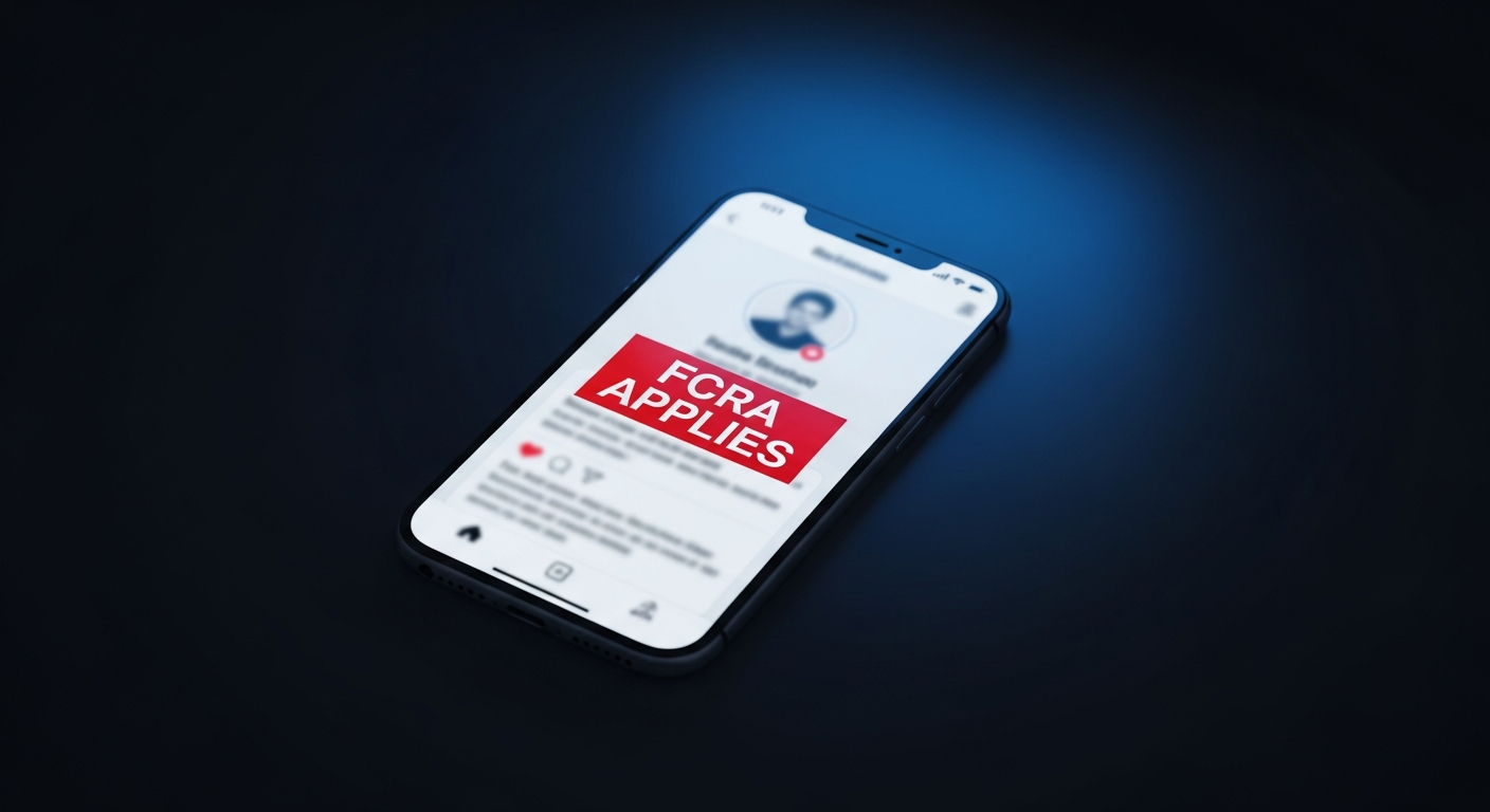 The FTC Warns  - Use Adverse Social Media Searches Carefully