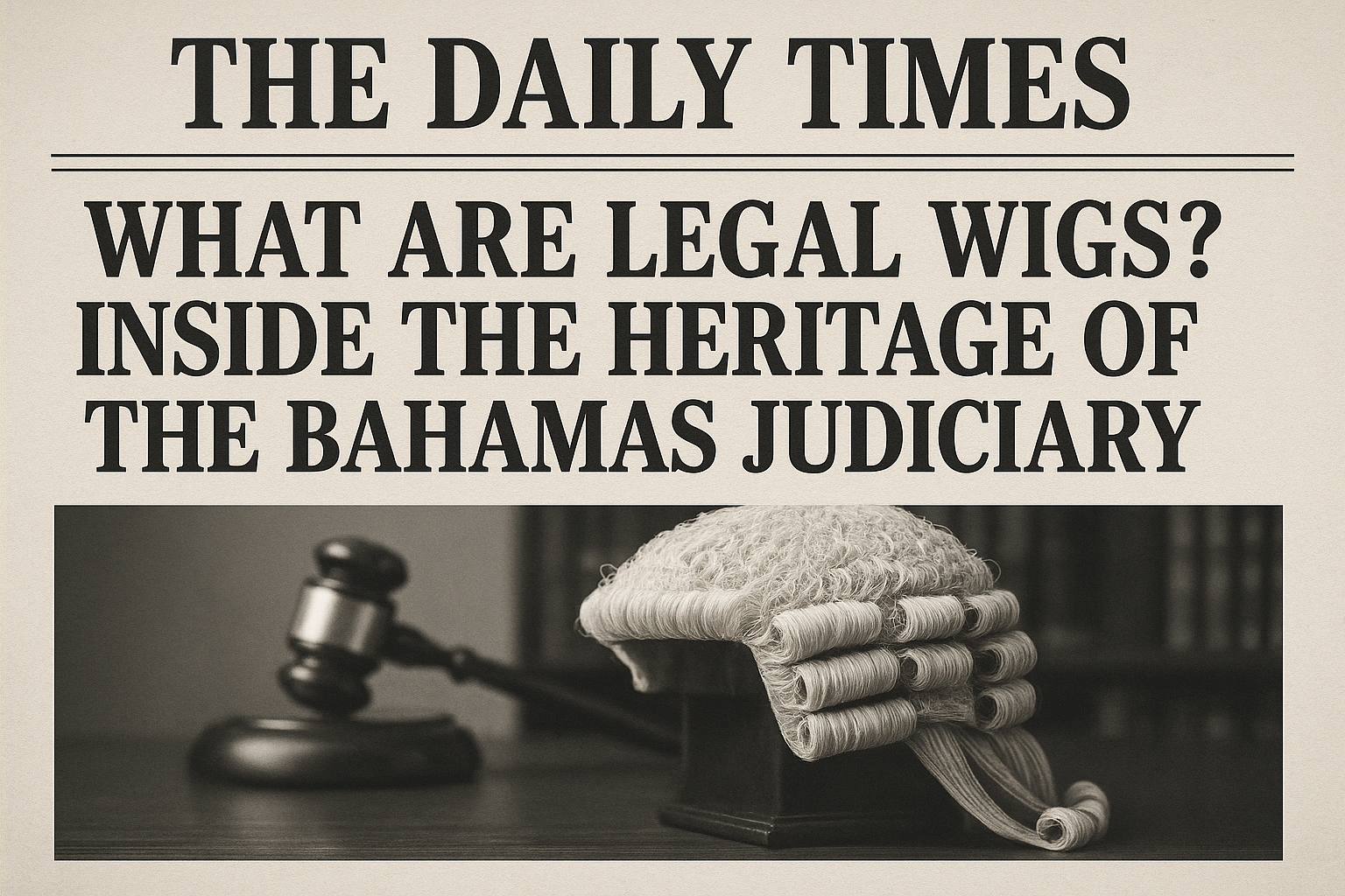 What Are Legal Wigs? Inside the Heritage of The Bahamas Judiciary