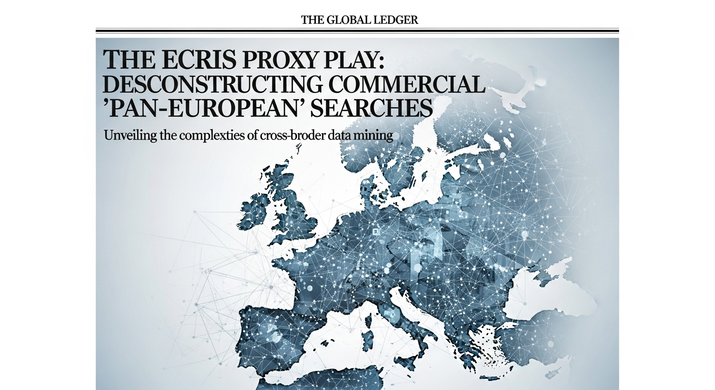 The ECRIS Proxy Play: Deconstructing Commercial "Pan-European" Searches