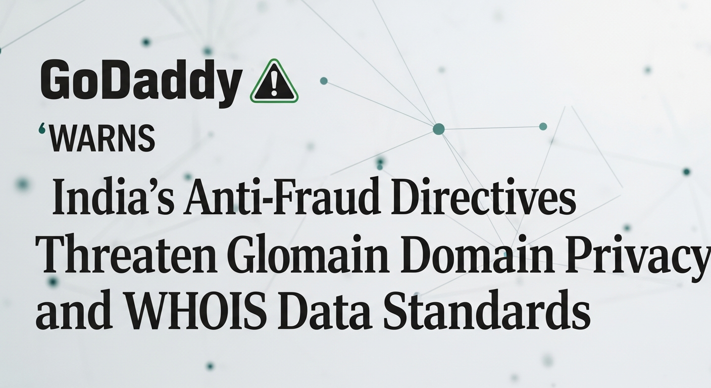 GoDaddy Warns India’s Anti-Fraud Directives Threaten Global Domain Privacy and WHOIS Data Standards